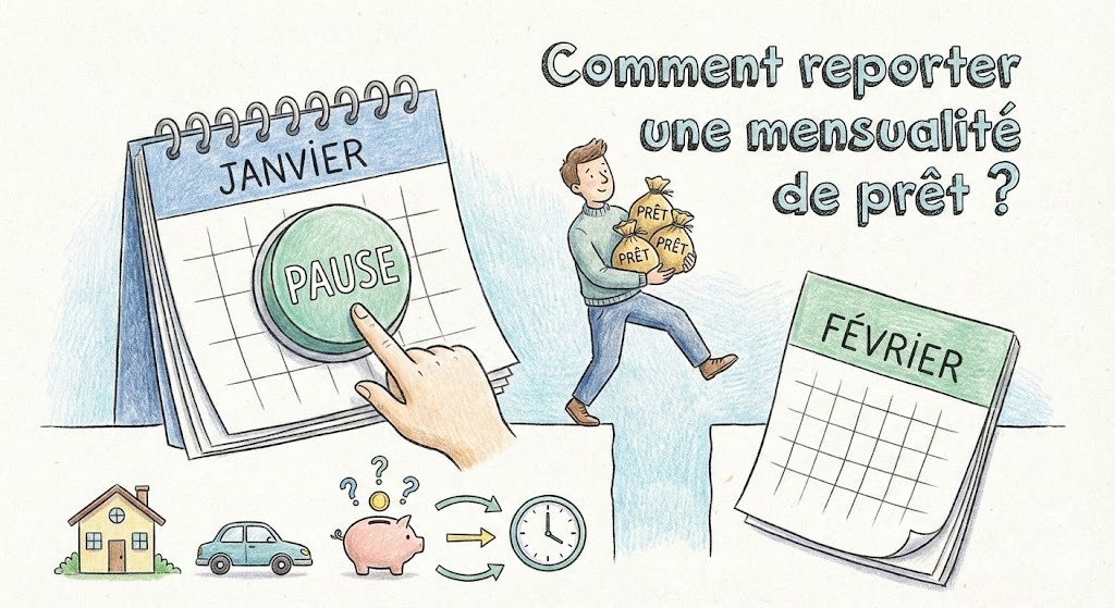 reporter une mensualité de prêt