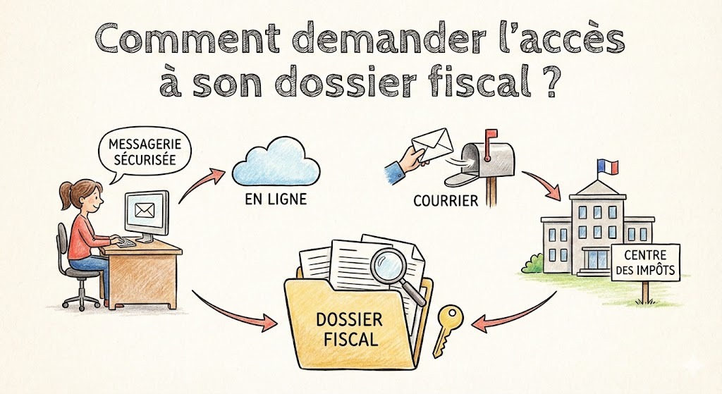 demander l'accès à son dossier fiscal 