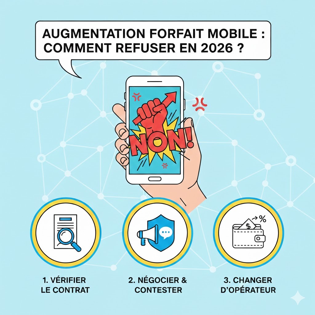 refuser une augmentation d'un forfait mobile