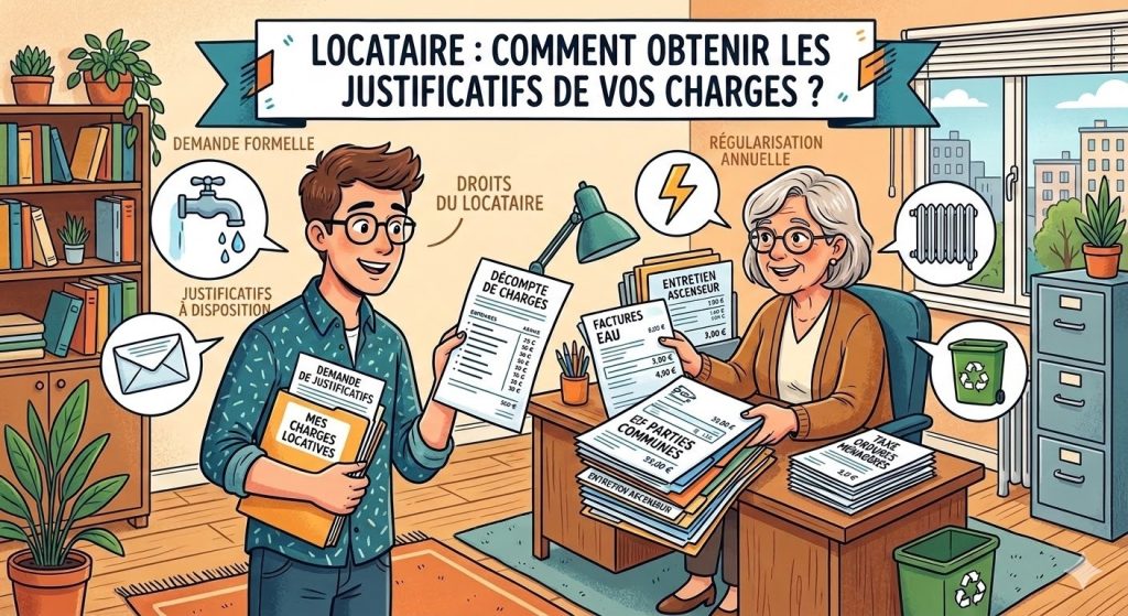 demander détails des charges à son bailleur