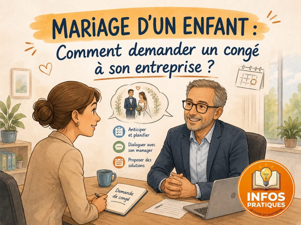 demander un congé à son entreprise pour le mariage d'un enfant