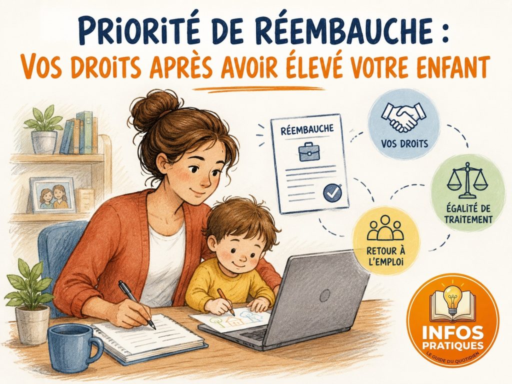 priorité de réembauche après avoir élevé un enfant