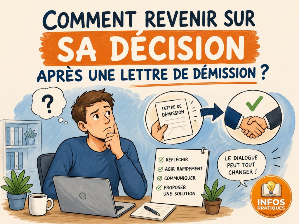 revenir sur sa décision après une démission