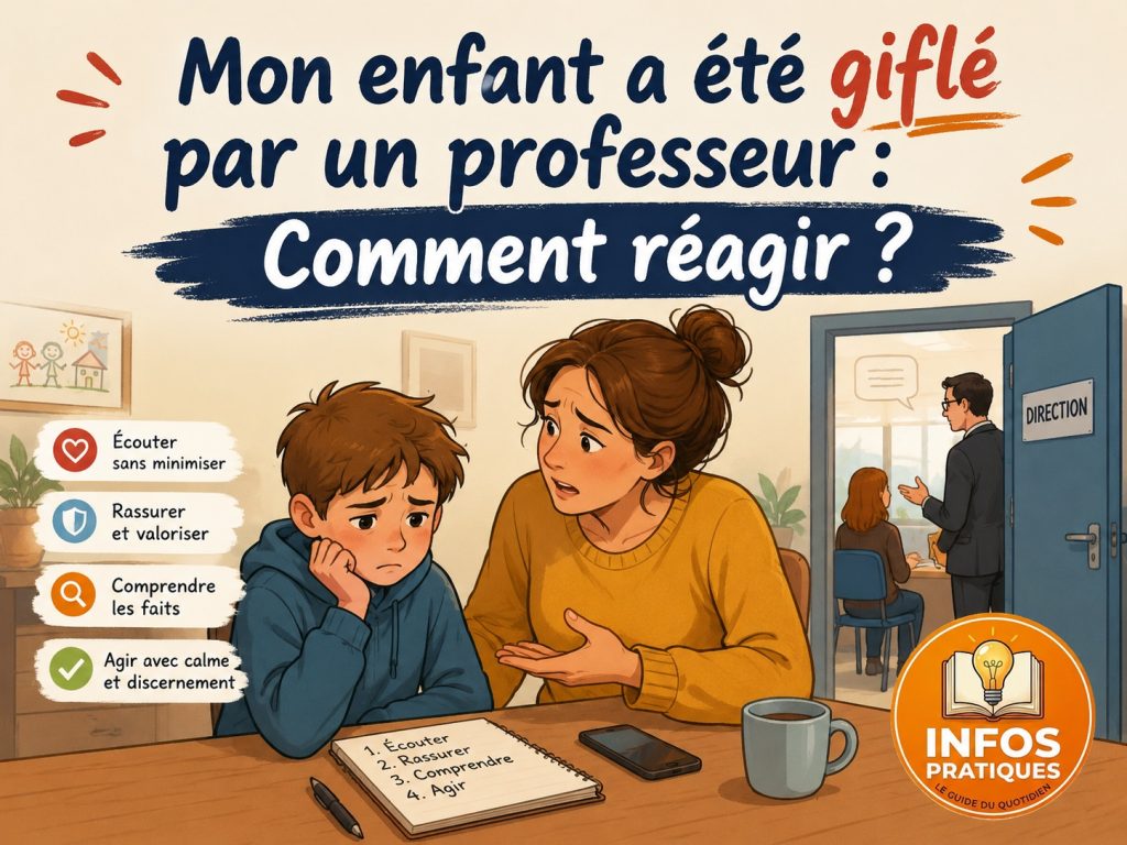 enfant giflé par un professeur