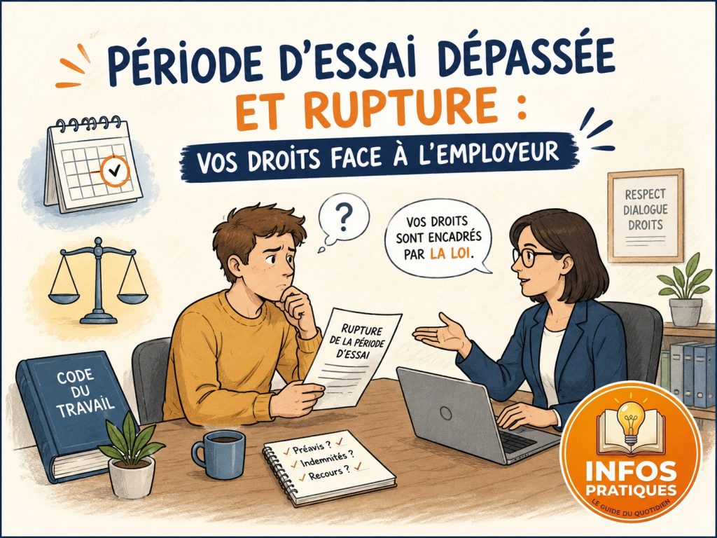 rupture période d'essai hors délais