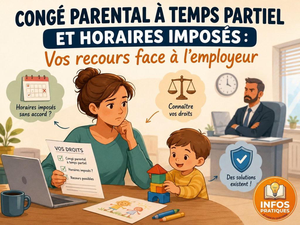 horaires imposés congé parental temps partiel