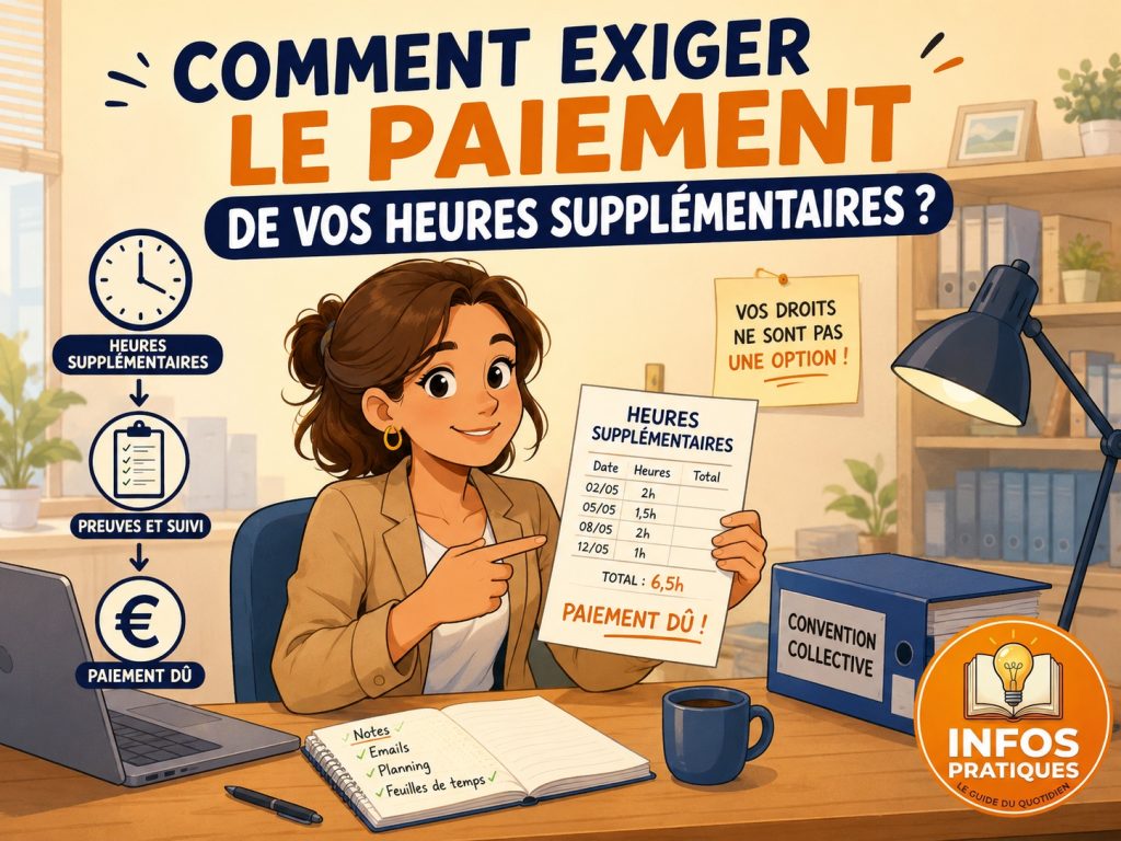 exiger paiement heures supplémentaires