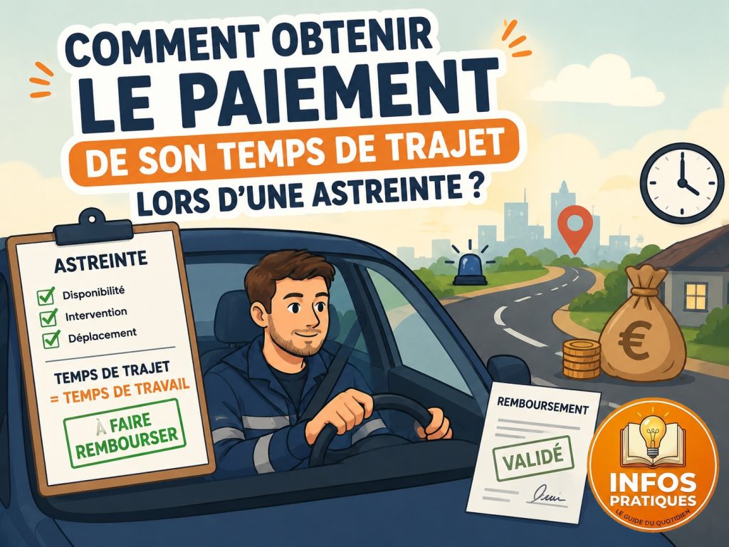 paiement temps de trajet astreinte