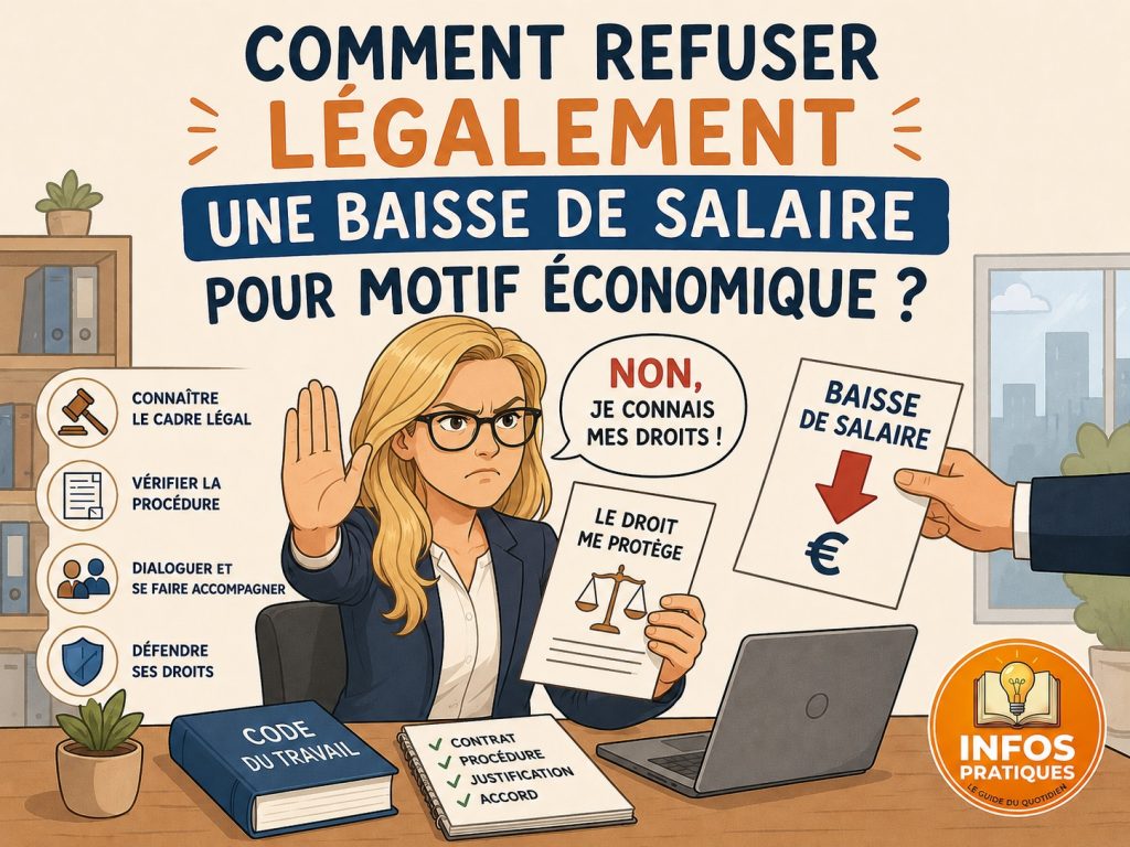 refus baisse de salaire pour motif économique