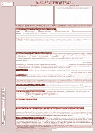 mandat-exclusif-vente