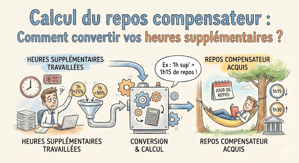 heures de récupération - calcul