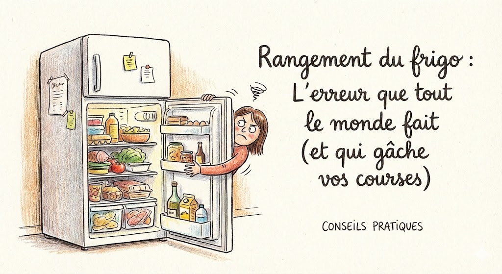 rangement frigo