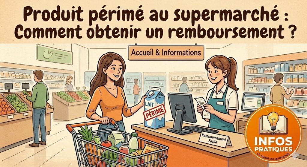 se faire rembourser un produit périmé
