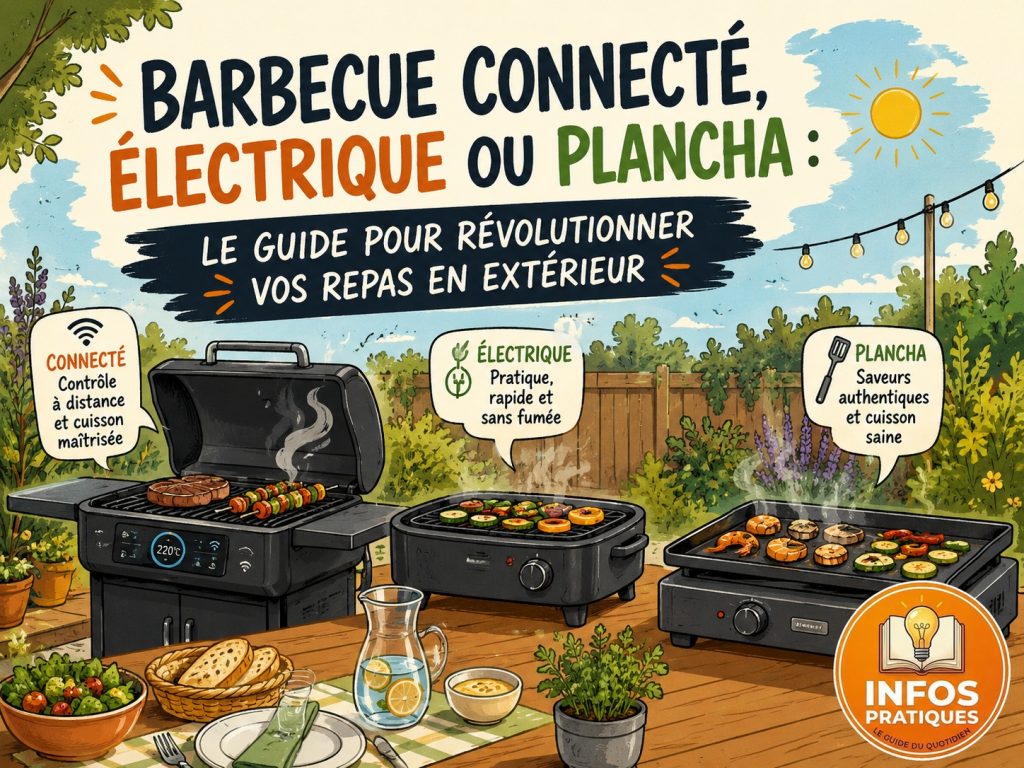barbecue connecté - plancha