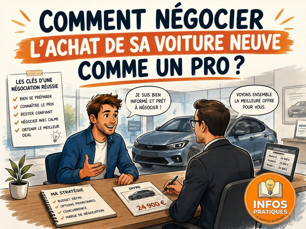 négocier l'achat d'une voiture neuve