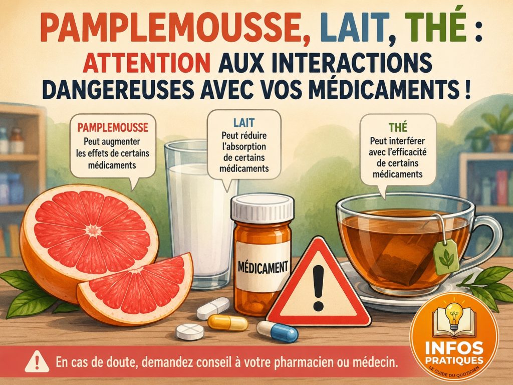 interactions médicaments et aliments
